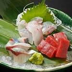 旬魚季彩一誠 - お造り3種盛り
