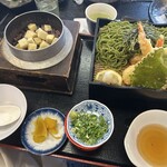 特攻おばさんの店 知覧茶屋 - 釜飯天ぷら蕎麦