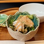 天富良 天露 - ミニサラダ 胡麻ドレッシング