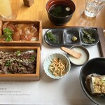 定食・パスタ かたぎりさん - 二段重重