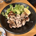 割烹 美乃 - 鶏の半身焼き