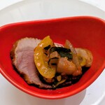 グラスコート - 鴨のスモークと夏野菜の冷製ラタトゥイユ