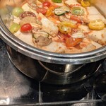 グラスコート - 白身魚のブレゼ　夏野菜とカラフルトマト