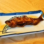 杉ケ瀬ヤナ - 2014.10 鮎煮付け（800円）