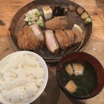 トンカツ揚ヤ 半仁前 - 