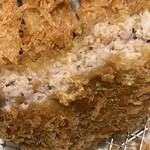 米とひなた - ジューシーな豚メンチカツ