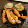 三朝ロイヤルホテル - 網焼き カニの回