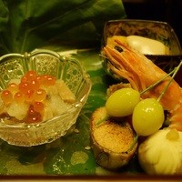 山中温泉　花紫 - 夕食①