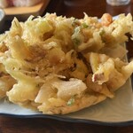 田舎鮨本陣 - かき揚げ
