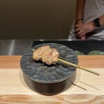 久宝寺口ゑびす - かしわもも(これも肉の味濃い)