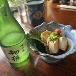 田舎鮨本陣 - あん肝　日本酒
