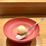 青山鮨孝 - 甘夏シャーベット