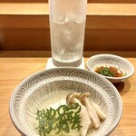 青山鮨孝 - 鯛の酒蒸し（昆布細工）ポン酢