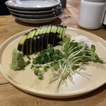 くまのや - 料理写真:水茄子刺し