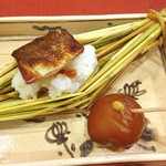 千松しま - 秋刀魚の飯蒸しと玉蒟蒻