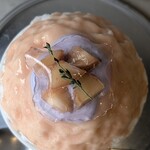 MISO - 紫色のクリームが可愛い  蝶豆の色らしい