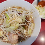 ラーメン二郎 - ラーメンミニ＋ニンニク少し＋白ネギ炙