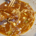 ラーメン二郎 - 赤酢投入～♪