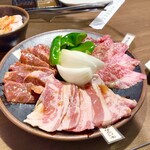 まるます - 牛盛り合わせ