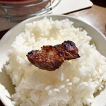 まるます - 豚サガリon the ライス