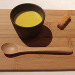 リストランテ サクラ - 2015.10　かぼちゃのポタージュ＆トマトとクミンのビスケット