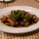 らせん屋 - 秋ナスと鴨のソテー バルサミコ風味