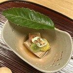 筒井 清寂 - 胡桃豆腐　愛知無花果　長野シャインマスカット　熊本栗