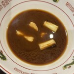 あま木 - 黄韮の赤だし(ラーメンどんぶり)