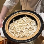 銀座 しのはら - 松茸土鍋ごはん