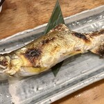 魚三酒場 - 鮎塩焼き