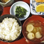 大沢温泉 湯治屋 - ご飯 ＆ 味噌汁