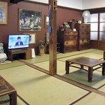 大沢温泉 湯治屋 - 本館の待合室