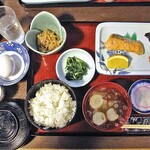 大沢温泉 湯治屋 - デフォルトの朝食 ＋ 有料の温泉玉子＆『花巻納豆』