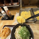 麦まる - 揚げ玉