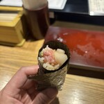 築地 男前鮓 - 玉ネギトロ巻き