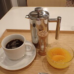 トーコーキッチン - ホットコーヒー オレンジゼリー