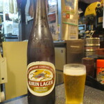 あつたや - キリンラガービール大瓶。