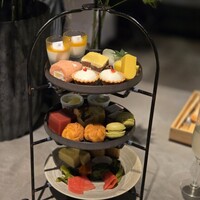 現代里山料理 ZEN HOUSE - ケーキスタンド　2人分
