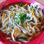 食事処　七福 - もやしたっぷりあんかけ醤油ラーメン