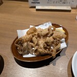 柏のパリパリ - 素揚げ　かわ　429円