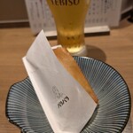 柏のパリパリ - パリパリ春巻き385円　ビールが進みます