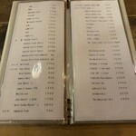 バー アンダルシア - メニュー