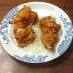 バーミヤン  - お約束唐揚げ
