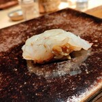 鮨処 乾杯 - 車海老（だったと思う）