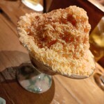 鮨処 乾杯 - 名物　タマゴのかき氷