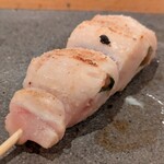 吾一 - 【ささみ】優しい火入れで絶妙な口当たり、梅しそは王道のおいしさ