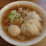 喜多方食堂 - 蔵出し醤油（すっきり）600円＋味玉100円