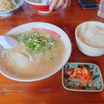 とん楽 - 料理写真:2025年9月　ラーメンライス