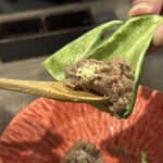 焼肉とみ - 肉ピーマン