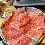 めしや 浮世ばなれ - 和牛ミスジしゃぶしゃぶ